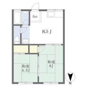 2K 間取り図