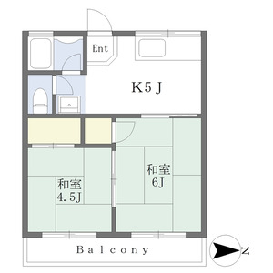 2K 間取り図