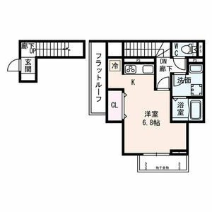 ワンルーム 間取り図