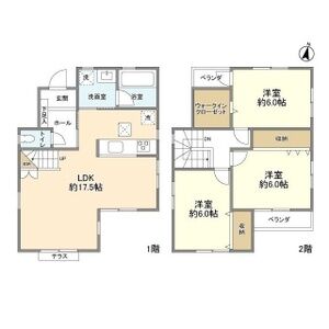 3LDK 間取り図