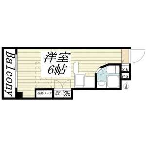 ワンルーム 間取り図