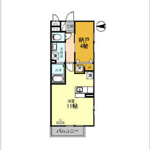 ワンルーム 間取り図