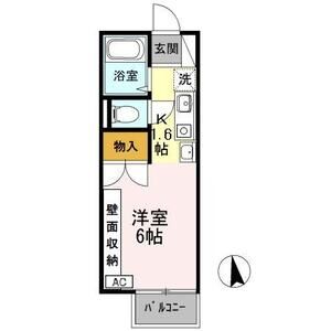 ワンルーム 間取り図