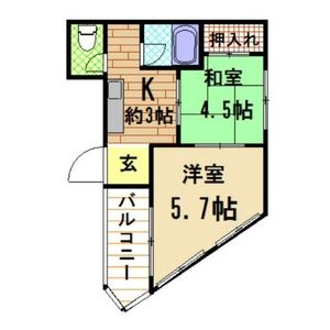 2K 間取り図