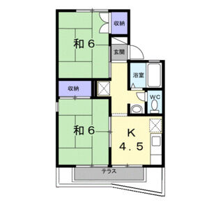 2K 間取り図