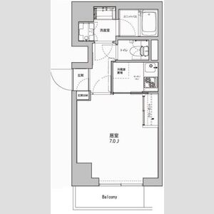 ワンルーム 間取り図