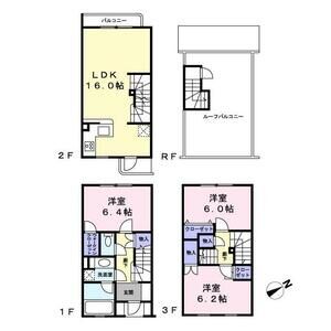 3LDK 間取り図
