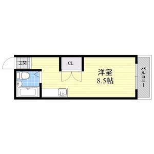 ワンルーム 間取り図