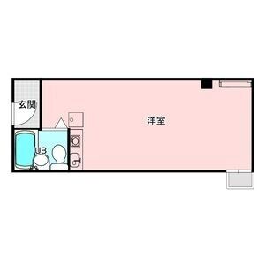 ワンルーム 間取り図
