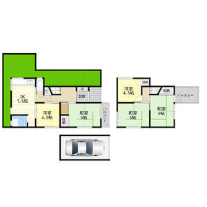 5DK 間取り図