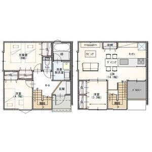 3LDK 間取り図