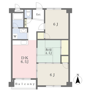 3DK 間取り図