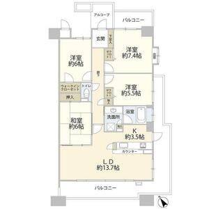 4LDK 間取り図