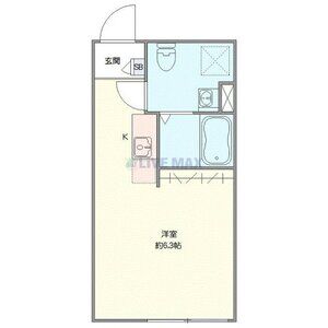 ワンルーム 間取り図