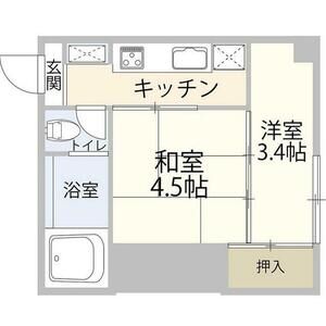 2K 間取り図
