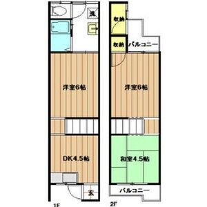 3DK 間取り図