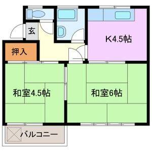 2K 間取り図