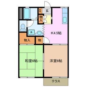 2K 間取り図