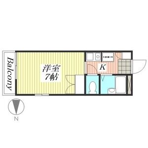 ワンルーム 間取り図