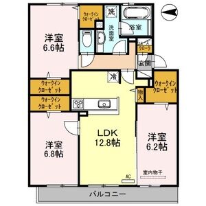 3LDK 間取り図