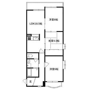 3LDK 間取り図