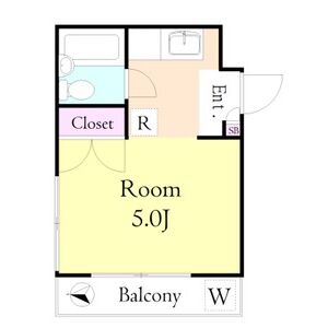 ワンルーム 間取り図