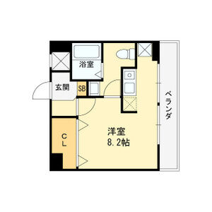 ワンルーム 間取り図