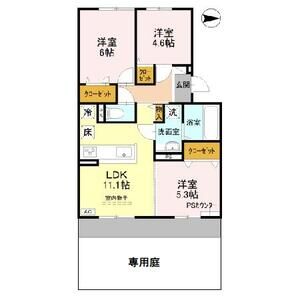 3LDK 間取り図