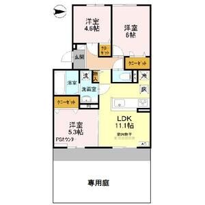 3LDK 間取り図