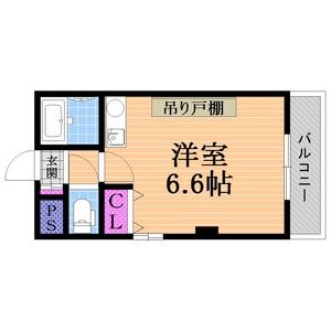 ワンルーム 間取り図