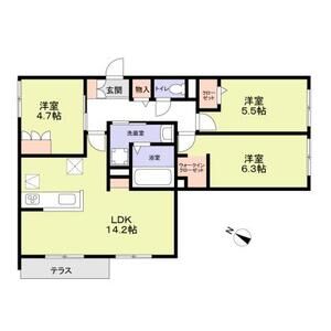 3LDK 間取り図