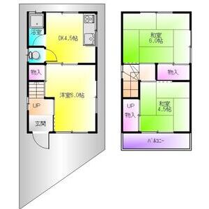 3DK 間取り図