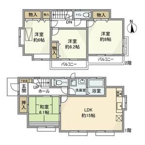 4LDK 間取り図
