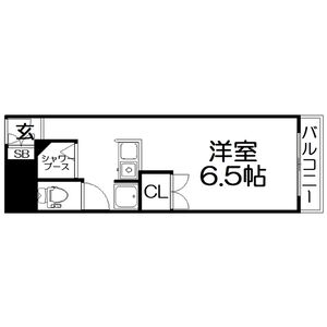 ワンルーム 間取り図
