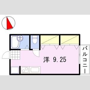 ワンルーム 間取り図