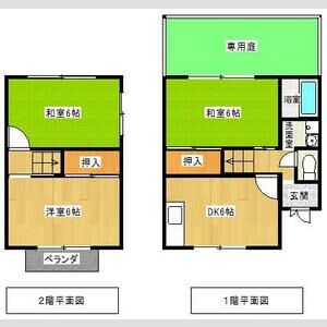 3DK 間取り図