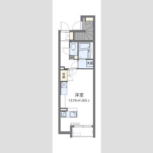ワンルーム 間取り図