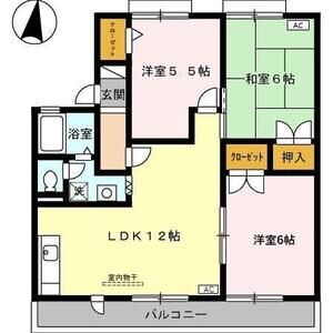 3LDK 間取り図