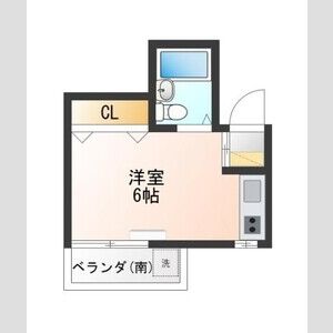 ワンルーム 間取り図