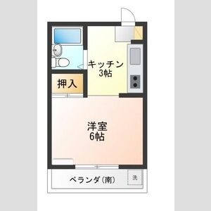 ワンルーム 間取り図