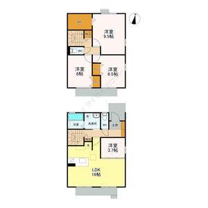 4LDK 間取り図