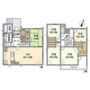5LDK 間取り図