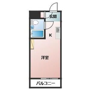 ワンルーム 間取り図