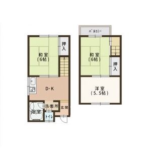 3DK 間取り図