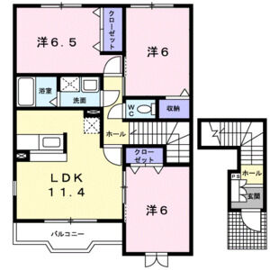 3LDK 間取り図