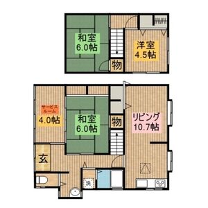 4LDK 間取り図