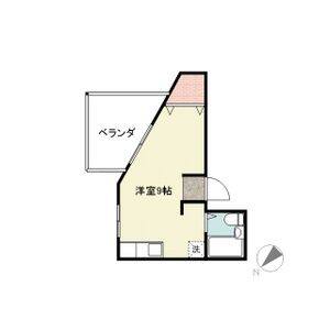 ワンルーム 間取り図