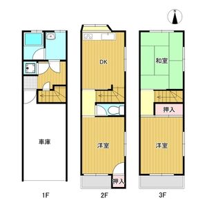 3DK 間取り図