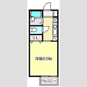 ワンルーム 間取り図