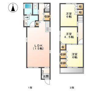 3LDK 間取り図